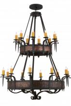 Meyda White 158265 - 56" Wide Costello 20 Light Two Tier Chandelier