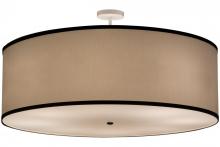 Meyda White 160458 - 48" Wide Cilindro Beige Textrene Pendant