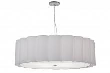 Meyda White 162385 - 36"W Cilindro Engranaje Pendant