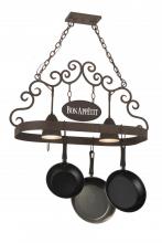 Meyda White 166218 - 34"L Bon Appetit 2 LT Pot Rack