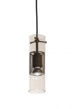 Meyda White 166453 - 5" Wide Cilindro Golpe Mini Pendant