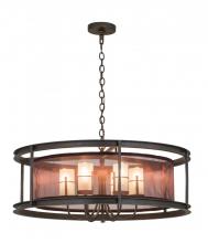 Meyda White 169088 - 36" Wide Cordoba 6 Light Pendant