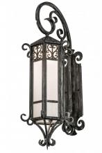 Meyda White 178196 - 12" Wide Caprice Lantern Wall Sconce