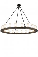 Meyda White 185532 - 60"W Loxley 20 LT Chandelier