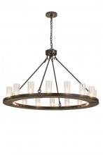 Meyda White 188650 - 48"W Loxley 16 LT Chandelier