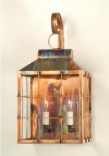 Meyda White 19844 - 9" Wide Coachman Avignon Lantern Hanging Wall Sconce