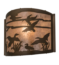 Meyda White 211787 - 12" Wide Ducks in Flight Wall Sconce