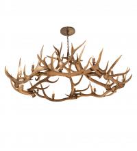 Meyda White 212271 - 85" Wide Antlers 12 Light Chandelier