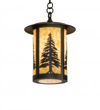 Meyda White 233625 - 10" Wide Fulton Tall Pines Mini Pendant