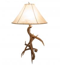 Meyda White 249163 - 34" High Antlers Elk & Mule Deer Table Lamp