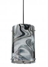 Meyda White 254345 - 12.5" Wide Metro Noir Swirl Pendant