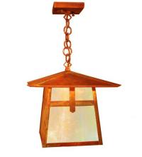 Meyda White 54662 - 12"Sq Stillwater Cross Mission Lantern Pendant