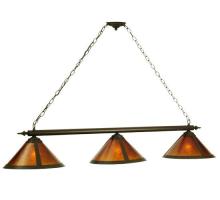 Meyda White 68232 - 60" Long Sutter 3 Light Island Pendant