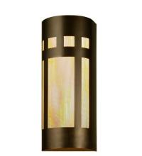 Meyda White 71352 - 7" Wide Sutter Wall Sconce