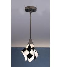 Meyda White 82545 - 9" Wide Metro Fusion My Brother Mario Mini Pendant